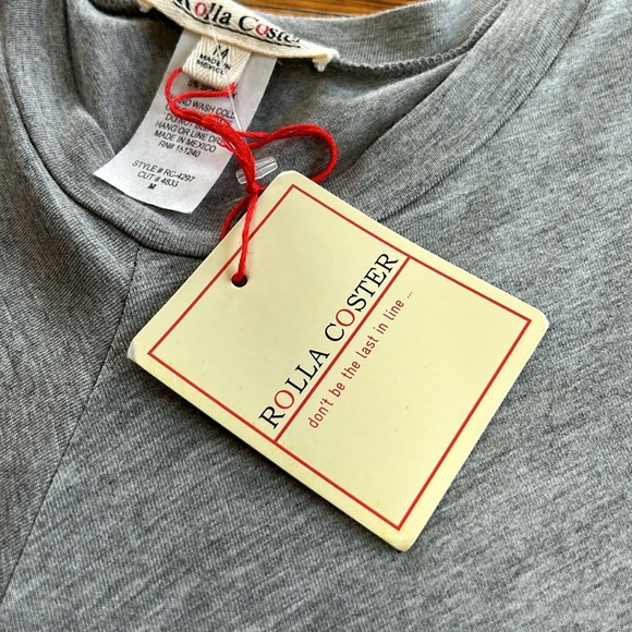 Rolla Coster gray fit and flare dress. New with tags. Solid gray in size medium. - Picture 2 of 8